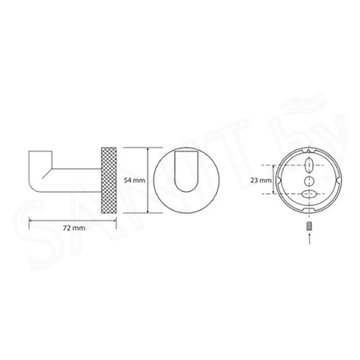 Крючок Bemeta Stella 166206022