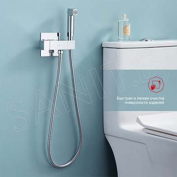 Смеситель встраиваемый Raglo R24.56 термостатический с гигиеническим душем