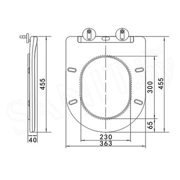Крышка-сиденье Roxen 530160-01