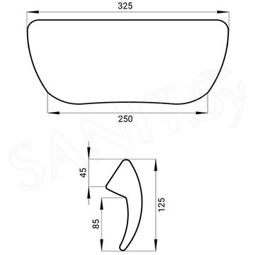 Подголовник для ванны Wellsee Useful Extras 261903000