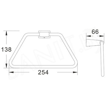 Держатель для полотенец Shevanik SG5706
