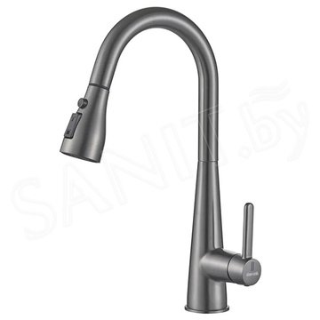 Смеситель для кухонной мойки Shevanik S363T с выдвижным изливом