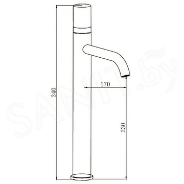 Смеситель для умывальника Boch Mann Stella Stone XL BM9970