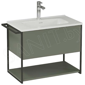 Тумба под умывальник Lauter Lea 60 / 80 серо-зеленый