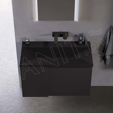 Тумба под умывальник Lauter Nelli 70 / 90 антрацит