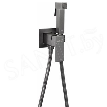 Смеситель встраиваемый Hansberge H3077BG с гигиеническим душем