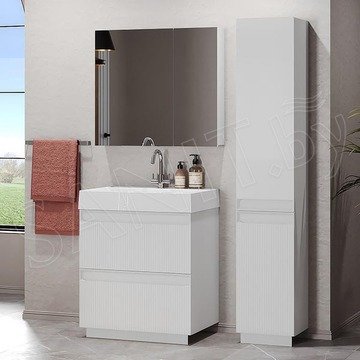 Умывальник Belux Берн Бн-700 / 800 белый матовый Solid Surface