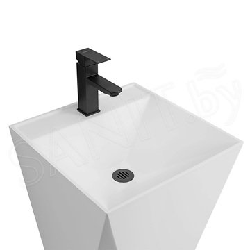 Умывальник Belux Триумф 450x800 белый матовый Solid Surface напольный