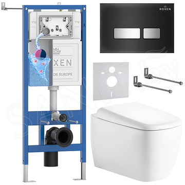 Комплект инсталляции 6 в 1 Roxen StounFix Dual Fresh 968525 с аромадозатором