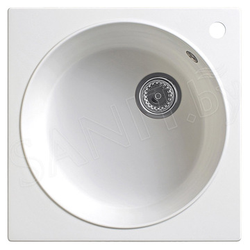 Кухонная мойка Belux Лиль 5151 белый матовый Solid Surface