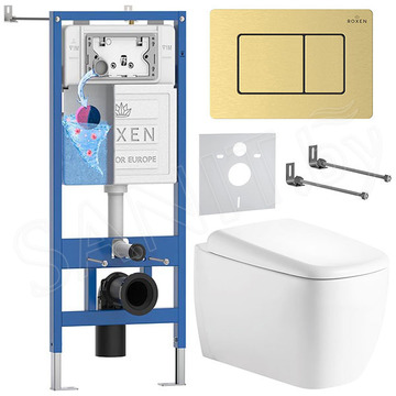 Комплект инсталляции 6 в 1 Roxen StounFix Dual Fresh 968522 с аромадозатором