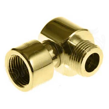 Комплект угловых американок 3/4"х1/2" Г/Ш 751SCH0504RalGold