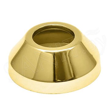 Чашка декоративная 1/2" золото