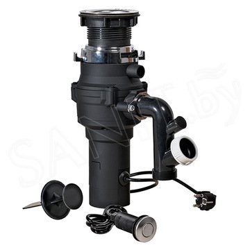 Кухонная мойка Roxen Vespa 560230-70 с коландером, дозатором и измельчителем пищевых отходов Bort Caiman 93418064