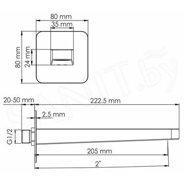 Излив Wasserkraft A298