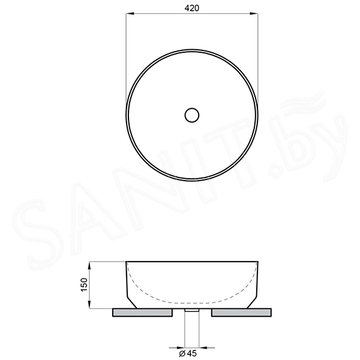 Умывальник Lavinia Boho Bathroom Sink 33311092