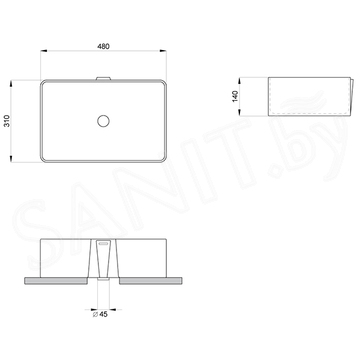Умывальник Lavinia Boho Bathroom Sink 33311102 / 33311103 / 33311104