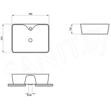 Умывальник Lavinia Boho Bathroom Sink 33311105 / 33311106