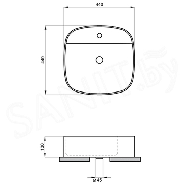 Умывальник Lavinia Boho Bathroom Sink 33311120