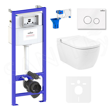Комплект инсталляции 7 в 1 Lavinia Boho Relfix Smart V-Clean 87561127 / 87561128