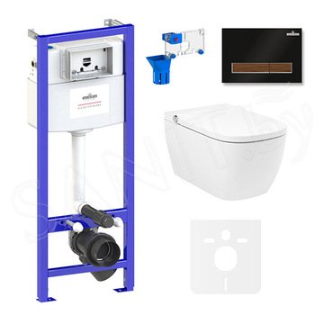 Комплект инсталляции 7 в 1 Lavinia Boho Relfix Smart V-Clean 87561133 / 87561134