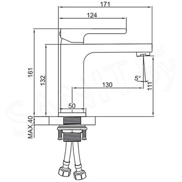 Смеситель для умывальника Gerhans K11027