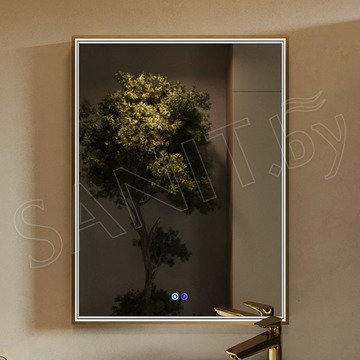 Зеркало Mebelvann Fresco в раме золото матовое