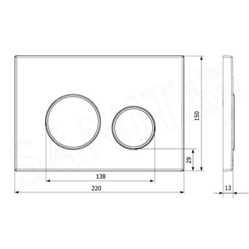 Комплект инсталляции 7 в 1 Lavinia Boho Relfix Bell Pro Rimless 75110029 / 75110030