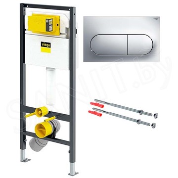 Инсталляция для унитаза Viega Prevista Dry WC с кнопкой Visign for Life 6