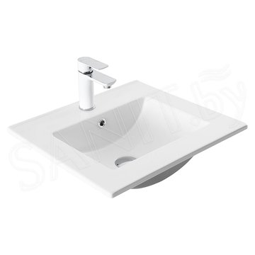 Умывальник Aquanet Flat 50 / 60 / 70 / 80 / 90 / 100 белый матовый
