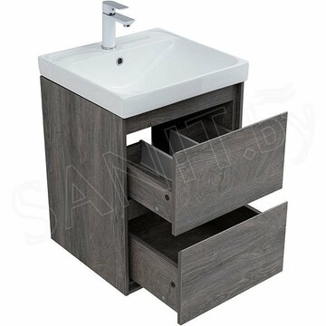 Тумба под умывальник Aquanet Милан 50 / 60 / 70 / 80 / 100 Flat дуб рошелье