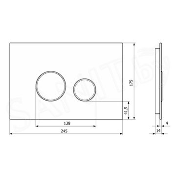 Комплект инсталляции 6 в 1 Lavinia Boho Relfix Aveo Rimless 77050216