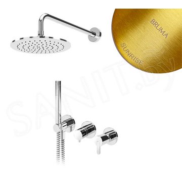 Душевая система скрытого монтажа Bruma Elo Leaf 1673615SR Sunrise