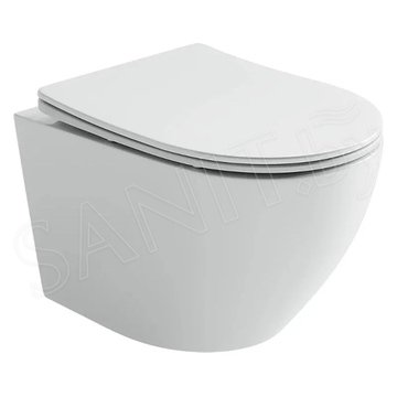 Подвесной унитаз CeramicaNova Uno CN11001 Rimless Soft Close