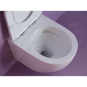 Подвесной унитаз CeramicaNova Uno CN11001 Rimless Soft Close