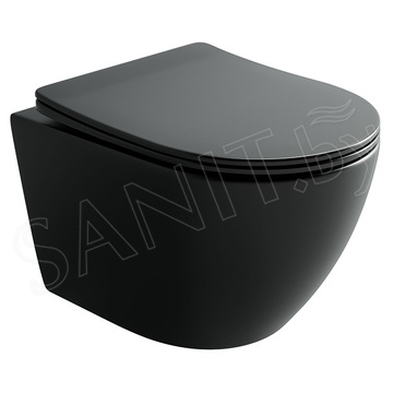 Подвесной унитаз CeramicaNova Uno Торнадо CN11001TMB Soft Close