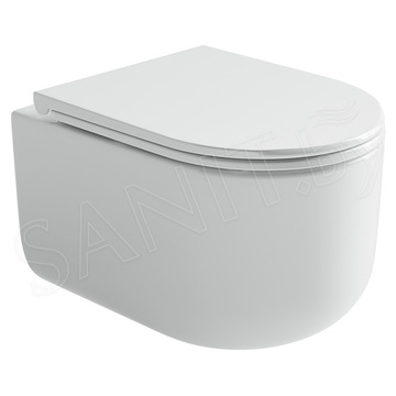 Подвесной унитаз CeramicaNova Ulma CN4006 Rimless Soft Close