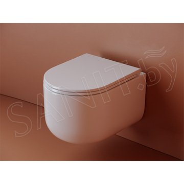 Подвесной унитаз CeramicaNova Ulma CN4006 Rimless Soft Close