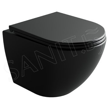 Подвесной унитаз CeramicaNova Metropol Торнадо CN4002TMB Soft Close