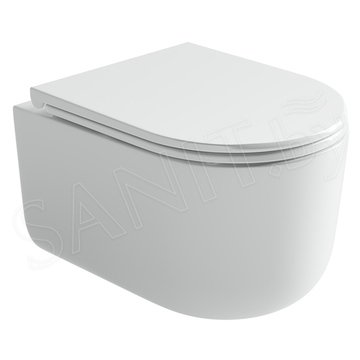 Подвесной унитаз CeramicaNova Ulma Торнадо CN4006T Soft Close