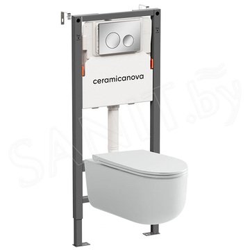 Комплект инсталляции CeramicaNova Ulma CN4006_121001CH