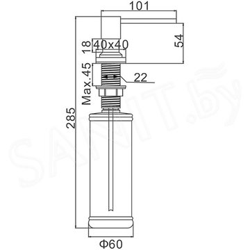 Дозатор для моющих средств Gerhans K50404