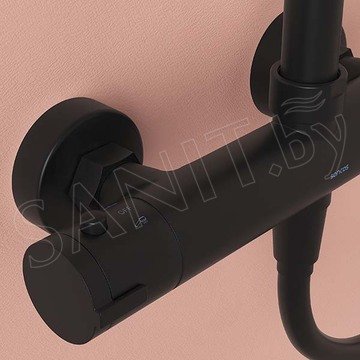 Душевая стойка Sancos Kanedo SC7200MB с термостатом