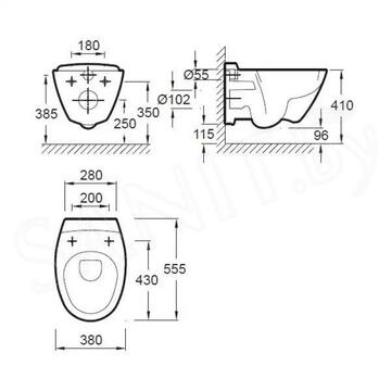 Подвесной унитаз Jacob Delafon Presquile E4440-00
