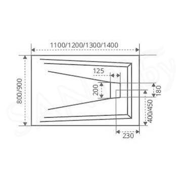 Душевой уголок Good Door Galaxy WTW + SP C-CH 150