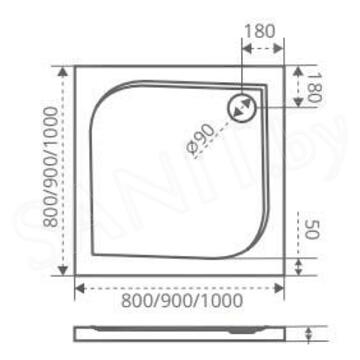 Душевой уголок Good Door Infinity CR-G-CH