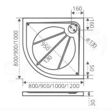 Душевой уголок Good Door Infinity R-C-CH