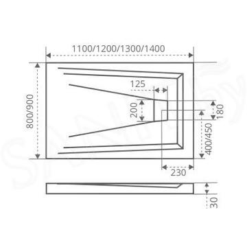 Душевая дверь Good Door Infinity WTW-C-CH