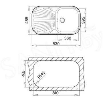 Кухонная мойка TEKA Stylo 1B 1D 10107017 / MTX 10107039