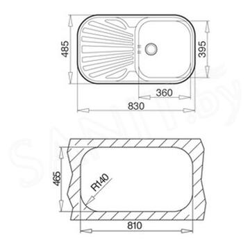 Кухонная мойка TEKA Stylo 1B 1D 10107017 / MTX 10107039
